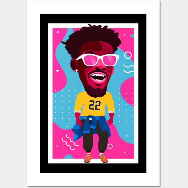 Jimmy Butler in Fashion Wall Art by TeesByApollo